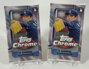 2 Packs - 2025 Topps Chrome Baseball Cards