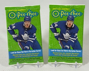 2 Packs - 2021-22 O-Pee-Chee Hockey Cards