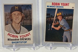 Robin Yount 2 Card Hostess Vintage Baseball Lot