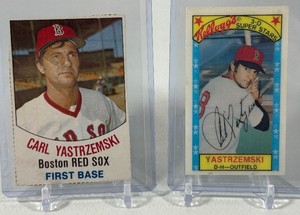 Carl Yastrzemski 2 Card Hostess and Kelloggs Vintage Baseball Lot