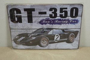 Vintage Style Metal Sign - GT-350