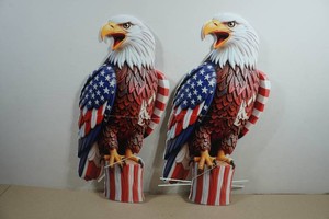 2 250th Anniversary Eagle Yard Dcor