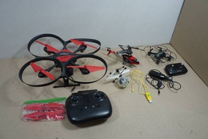 Assorted RC Drones and Accessories