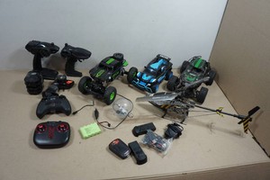 Assorted RC Cars and Accessories