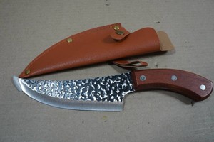 Viking Custom Knife Co 9.5 Hammered Carbon Steel Knife