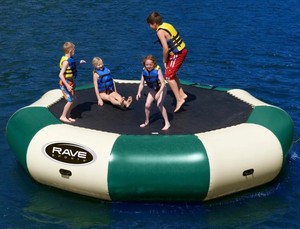 Rave Sports Bongo 20 Inflatable Water Bouncer - 20 Foot Diameter