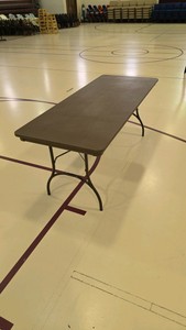 Brown Portable Table (Set 7 of 12)