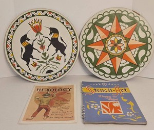 Zook Pennsylvania Dutch Hex Sign Wall Plaques & Hexology Books