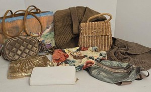 Lot of Assorted Womens Handbags Purses Wallet Esprit Sak LeSportsac