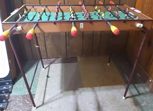 Sportcraft Tabletop Foosball Soccer Game Table 37 x 21 Folding Legs