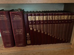 Britannica Junior Encyclopedia & New Century Dictionary Set