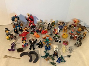 Mixed Character Toy Figure Lot Batman TMNT Disney Pixar Loose Figures