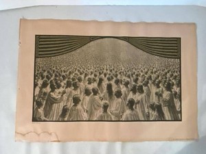 Heinrich Dohm Unframed Vintage Religious Print Sweden Alex Vincent