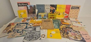 Vintage Cookbooks & Recipe Booklet Lot w Land O Lakes Recipe Boxes