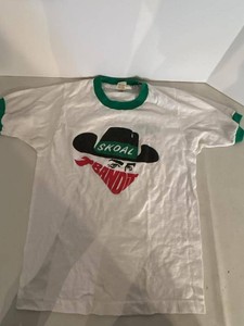 Vintage Screen Stars Skoal Bandit Ringer T-Shirt Tobacco Promo Small