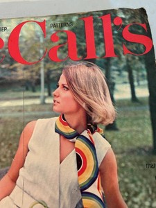 Vintage McCalls Step by Step Patterns March 1969 No. 9635 Catalog