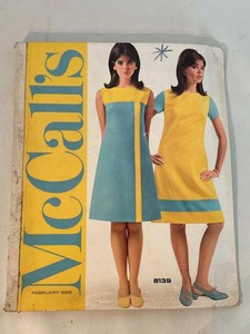 McCalls Sewing Pattern Catalog February 1966 Vintage Fashion Book
