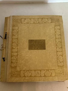 Vintage 1947 Golden Wedding Anniversary Scrapbook Greeting Cards Photos