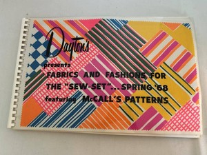 Daytons Spring 1968 Fabrics and Fashions Swatch Book McCalls