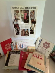 Vintage McCalls Patterns Educational Service Sewing Ephemera Lot