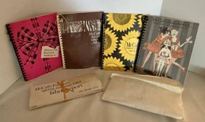 Vintage McCalls Fabric Reports & Swatch Books Fashion Textile Ephemera