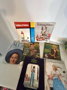 Vintage 1960s- 1970s Fashion Magazines Penneys Fashions & Fabrics McCalls Lot Including First Issue
