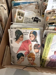 Vintage Sewing Pattern Box Lot McCalls Simplicity Vogue Mixed