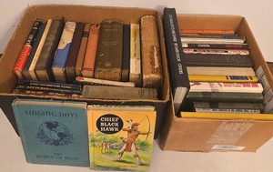 Assorted Vintage Hardcover & Paperback Books Mixed Literature Book Lot