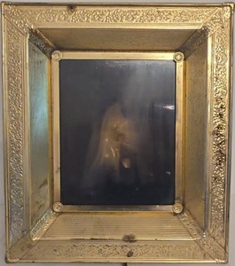 Vintage 1960s 3D Lenticular Jesus Knocking at the Door Light Up Frame