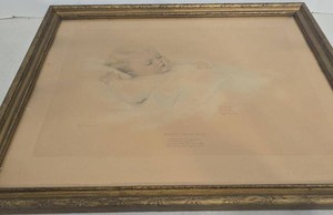 Bessie Pease Gutmann Mighty Like a Rose Framed Print 19.5 x 15.5