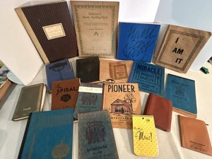 Lot of Assorted Vintage School Notebooks Music Books Memo Pads