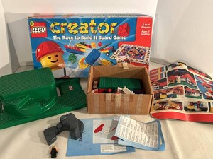 LEGO Creator Board Game Mixed Lot w Box Pieces Booklet Little Tikes