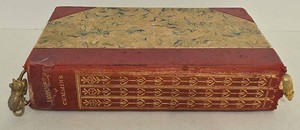 Antique The Lamplighter by Cummins Leather Bound w Mouse Bookmark