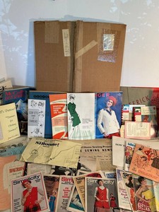 Vintage Sewing Fashion Ephemera Lot McCalls Simplicity Butterick