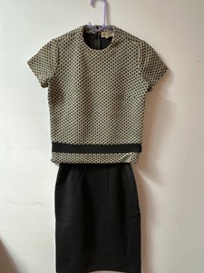 Vintage Couture Imports 3-Piece Wool Skirt Suit Set Size 8 Belgium