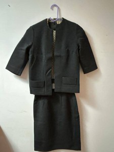 Vintage 1960s Couture Imports 3-Piece Wool Skirt Suit Set Size 8 Belgium