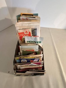 Box Lot of Vintage Advertising Booklets & Paper Ephemera State Farm Hoover