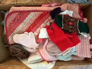 Vintage Infant Toddler Clothing Lot Dresses Rompers Knitwear