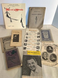 Lot of Vintage Theater Programs Playbills & Dramatic Booklets