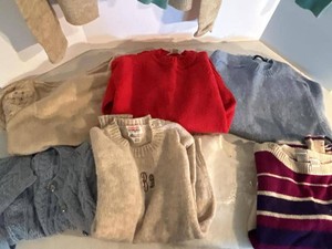 Lot of Assorted Vintage Womens Sweaters Cardigans Wool Knitwear