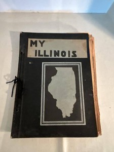 1935-36 My Illinois School Scrapbook Ruth Mundahl Gavin School