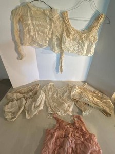 Antique Victorian Edwardian Baby Clothing Lot Lace Christening Garments