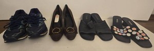 Lot of Womens Shoes Asics Stuart Weitzman Rockport Vaneli