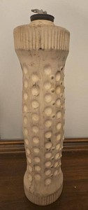 Vintage Dr. Knoll Architectural Ceramic Water Bottle Sculpture Vase