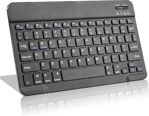 Amazon Fire HD 10118 Wireless Keyboard,Universal Slim Portable Bluetooth Keyboard Compatible with Amazon Fire HD 10118 with Built in Rechargeable Battery (10 Inch Black)