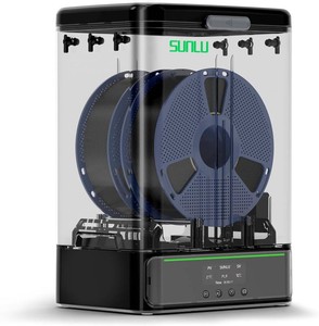 SUNLU 3KG Filament Dryer SP2 & Storage Box, 70  Max Temperature and 15min Fast Heating for 3D Printer Filament Drying and Sealing with Heat Control, Compatible with 1.75mm2.85mm PLA PETG TPU ABS ASA