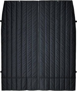 $170 Upgrade Privacy Cab Curtain for Mercedes-Benz Sprinter, 2007-Current, Divider Curtain for Cab & Living Quarters, Center Magnetic Closure, Black