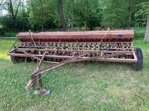 McCormick 12ft grain drill, with gr...