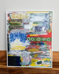 Original Framed Abstract Acrylic Artwork