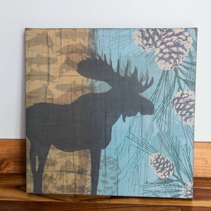 Moose Wrapped Canvas Artwork